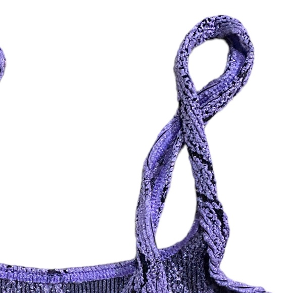 Bond Eye Limeade Edition Violet Python Bikini Top - Picture 11 of 14